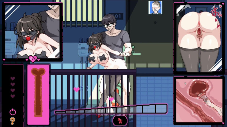 NSFWOtaku: 変態ゲーム - アパートのセックスシーン - 隣人のセックスシーン - 検閲者