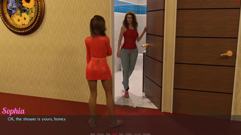 Visual Novels: Seorang istri dan ibu tiri bagian 56 - bos melepas pakaian tante...