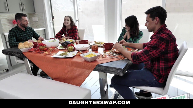 Swappz: Cute Asian teen fucks her best friend`s Stepdad on thanksgiving