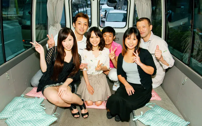 Go Sushi: JAV Sex in the Streets of Tokyo Fucking 3 Japanese Teens...