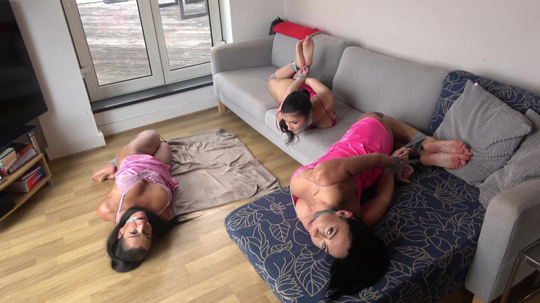 Latina Fetish: Latina, Tatti and Mila in: Barbie Girls in Tape Bondage...