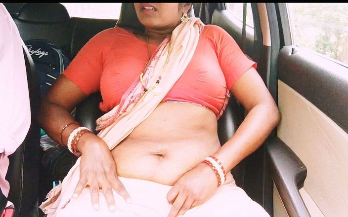 Telugu Honey Lips: Indian House Maid Car Sex with House Woner in Jingle...