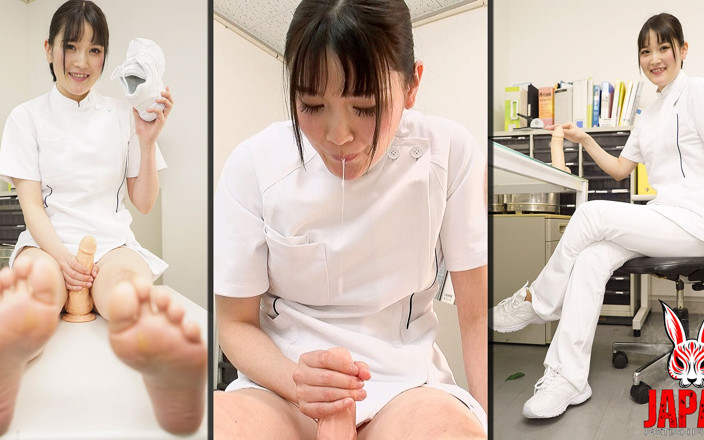 Japan Fetish Fusion: Dr. Koharu ti mostra i suoi piedi puzzolenti per aiutare...