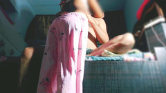 Rakul008: De pé esguichando, muito faminta, quente e jovem meia-irmã primeira...