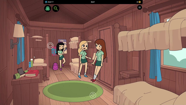 LewdArcade: Camp Pinewood - jogo pornô [parte 02] jogo de sexo [18+] Jogo nu