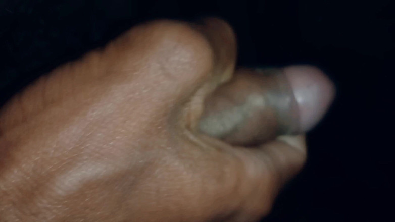 vijay Yadav: Indisk desi lång fet svart kuk onani