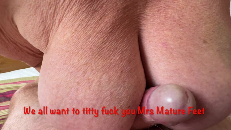 Mr MF: Mrs Mature Feet Showing off for Friend 468