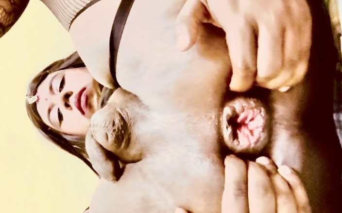 Coldlover69: Desi sissy verronika69 flaschenklassige analfick, harter reiten &amp;riesige klaffende