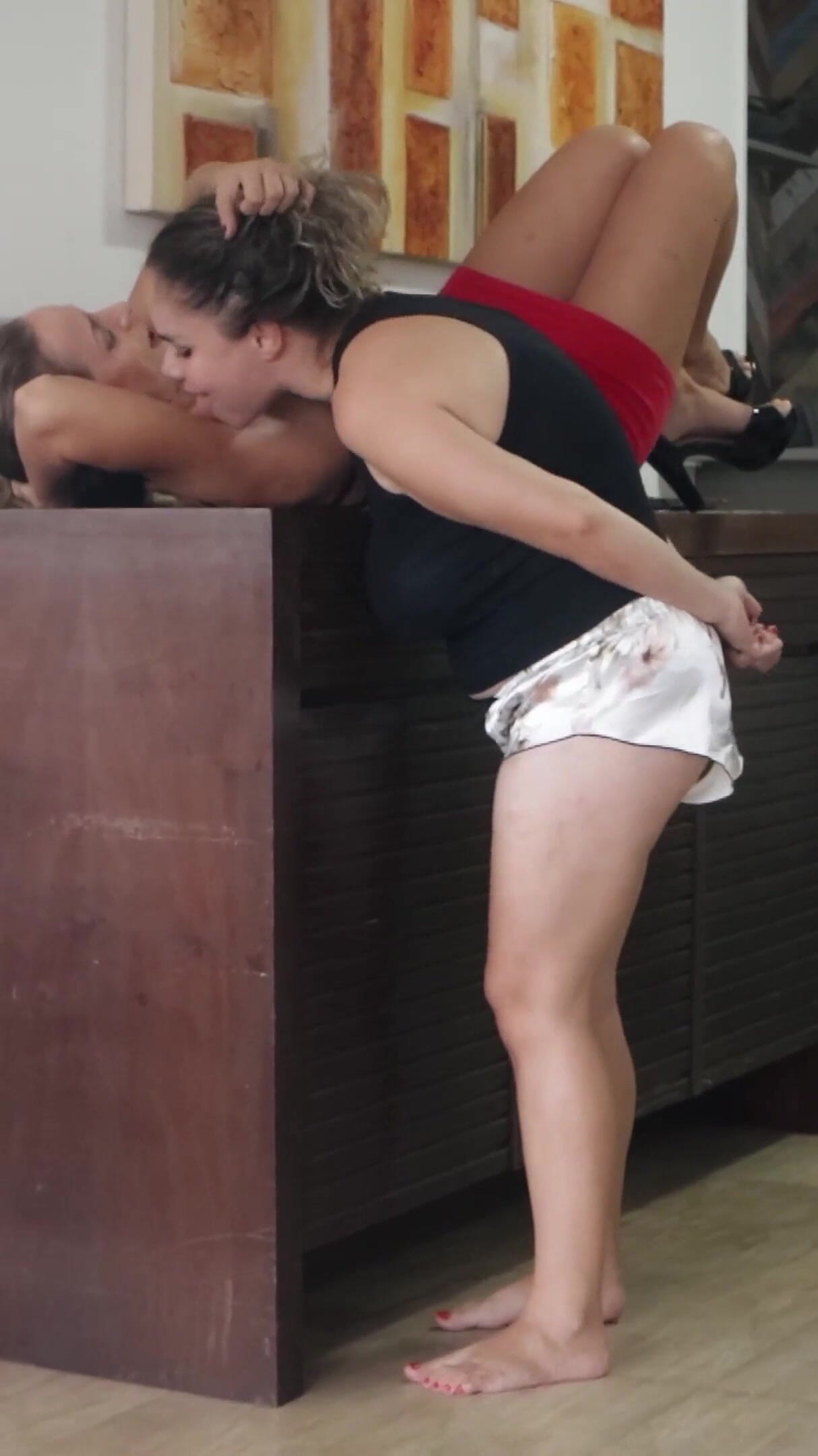 Submissive Girl Worshiping, Smelling and Licking My Armpits!