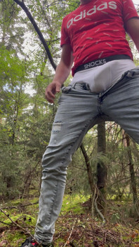 Outside Jerking Gay Crossing