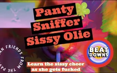 Audio Only Panty Sniffer Sissy Olie Learns a Cheer to Use When Things Get Horny and Kinky