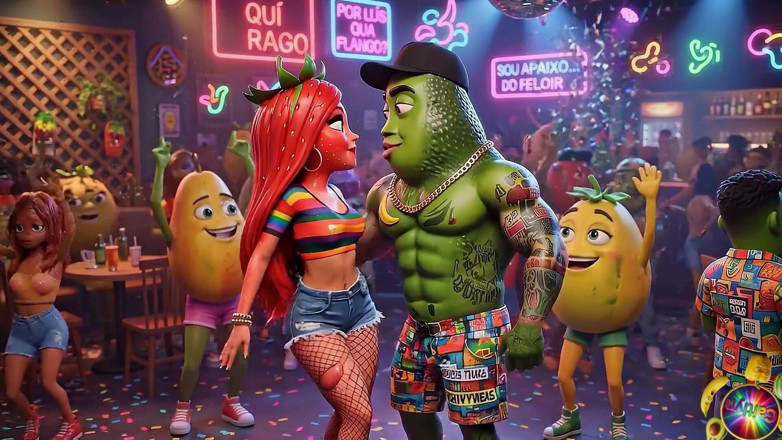 Caitlynvx: Episode 5 - Cute Strawberry Girl and Sweet Avocado Man Sharing Gentle...