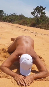 Ladysilva Hot Ass Femboy on the Beach