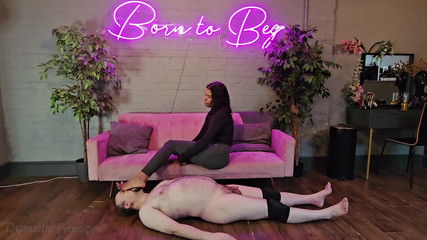 Domestic femdom: My Feet Are Sweaty After a Hard Work Out