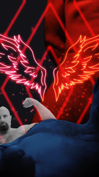 Naked Angel with a Hard Dick