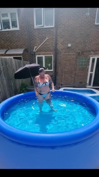 Diving in the Freezing Pool!