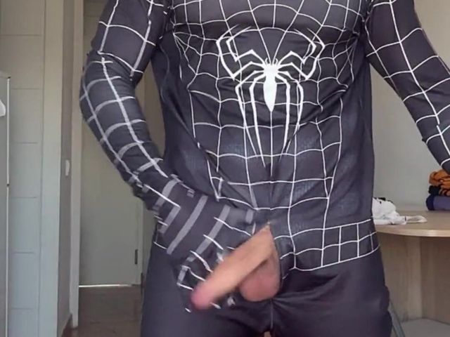 Boygym Spiderman Tiktok Big Cock Surprise (Boy gym)