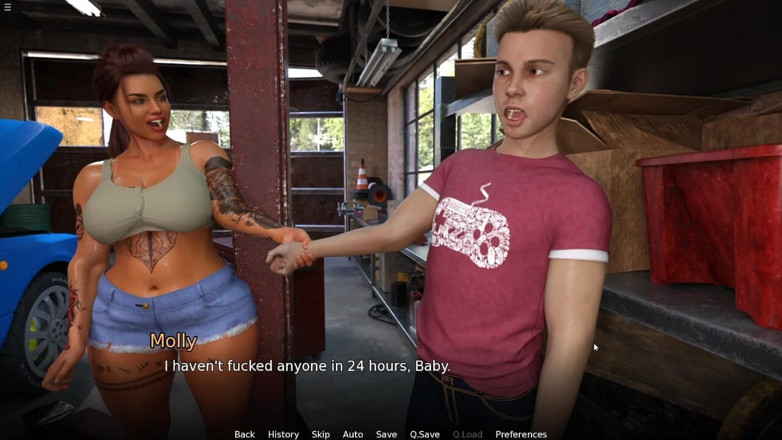 Future MoneyMan: Mechanic Shemale Gets Blowjob From 18 Plus Guy Max