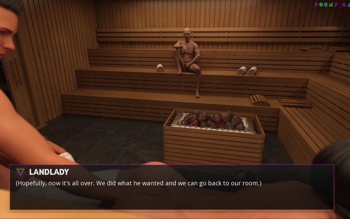 Porny Games: Lewdlab द्वारा आधी रात को स्वर्ग - सौना पर एक शो डालना 24