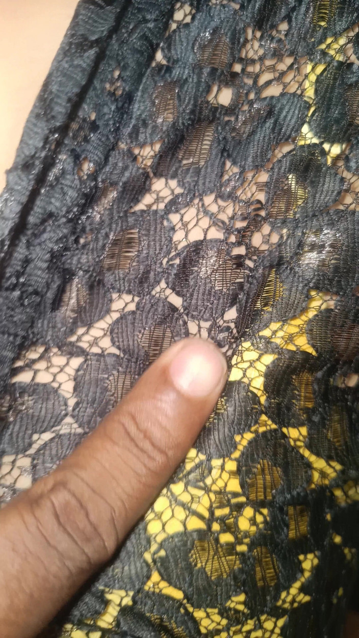 Inba: 黑色透明连衣裙