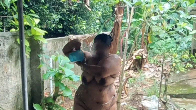 Anne Ipe: Nudist Planting Trees on Global Nude Gardening Day. Taking Shower...