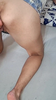 Double Penetration of a Tiny Teen's Pussy Beautiful Ass