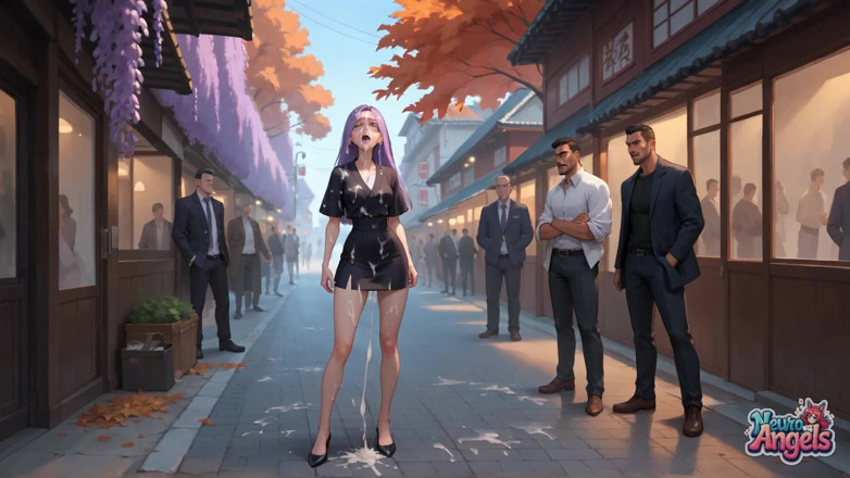 NeuroAngels: Sensasi rambut ungu: tokyo alley cum drip