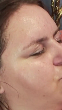 Brunette BBW Pleasing a Dick with Her Moves
