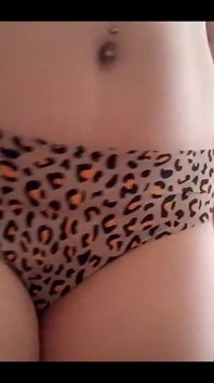 Bending Over for You in My Leopard Print Thong