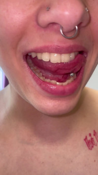 Turul gurii fara machiaj dinti Limba Uvula Tonsil verifica