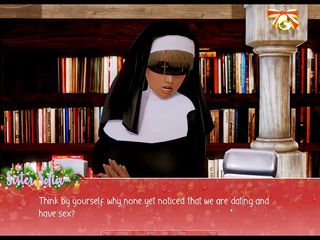 Cumming Gaming: 无限的圣诞节 [Xmas hentai 色情游戏] 第 14 集性感的老修女在平安夜背叛了我们