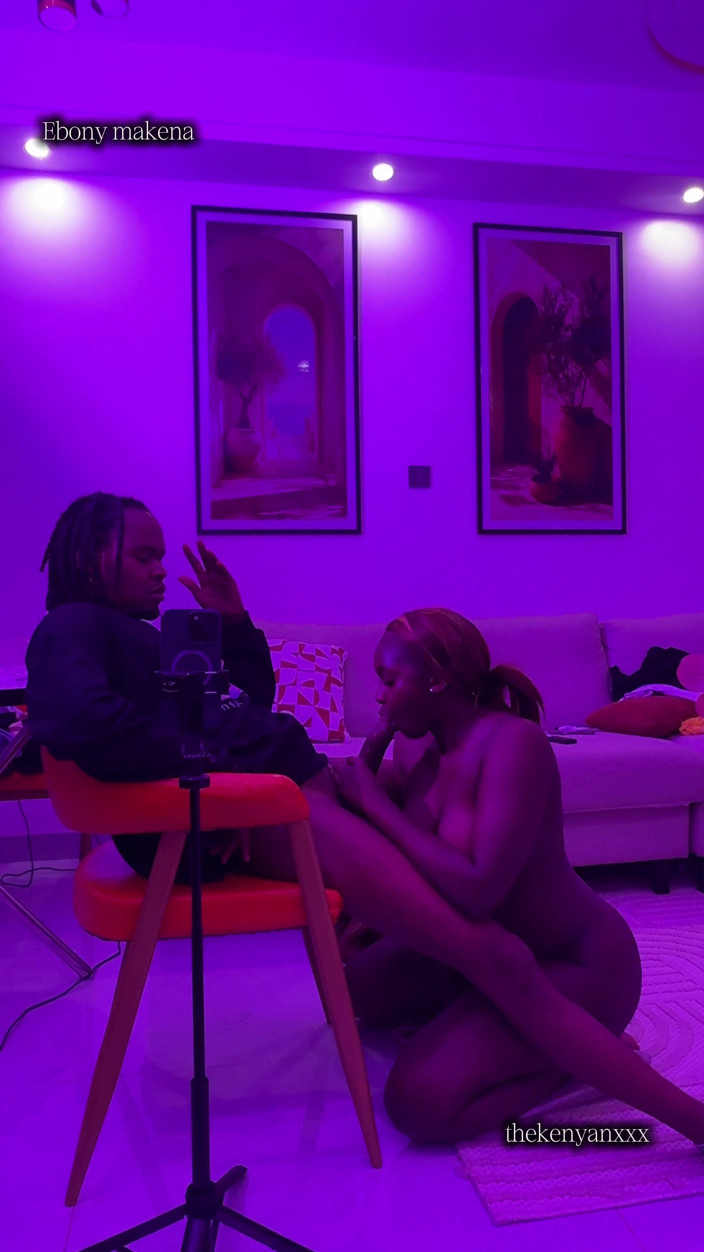 THEKENYANXXX: Ebony Girl Wanted to Feel the Full Strength of a...