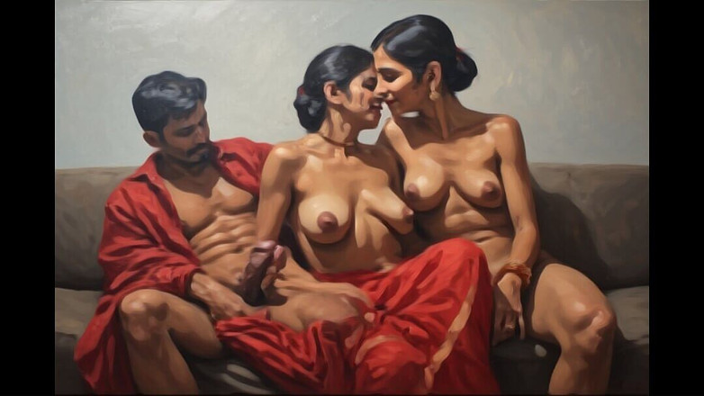 Hornysexes: 펠라를 해주고 젖은 보지를 따먹고 젖탱이에 흠집이 나는 새엄마