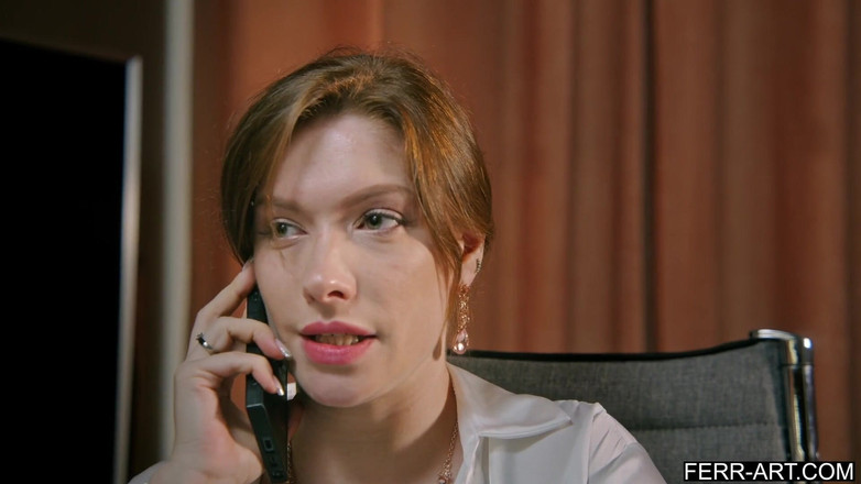 Ferr-Art: Akuntan lesbian mergokin dia suka banget nyepong kontol sampai dicrot...