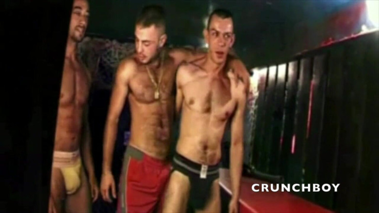 Crunch Boy: Sex dur cu un băiat păros în croazieră în camera din spate - în...