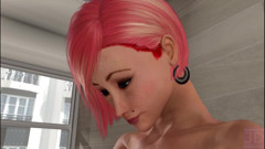 Titty Fuck in the Restroom