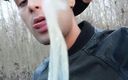 Idmir Sugary: Twink gebruikt met sperma gevuld condoom na neuken als bubbelgom...