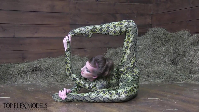 Flexilady: Flexible spandex-schönheit