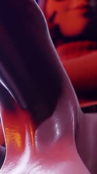 Serge3dx Sex intens dur: curvă sexy suge o pulă masivă, oral în gât și anal cremos
