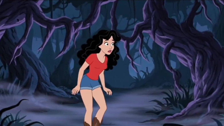 Octopussy Lovers Club: Student Girl Enjoys Sex in an Camp. Cartoon Horror Parody