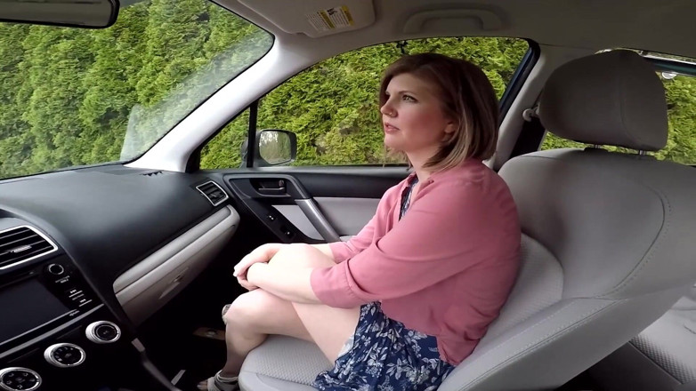 Housewife Ginger: In Rental Car with Co-worker