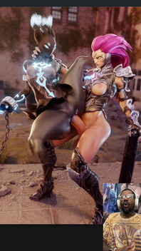 Fury’s Tasty Large Transgender Cock Fucks a Nice Tight Bald Pussy