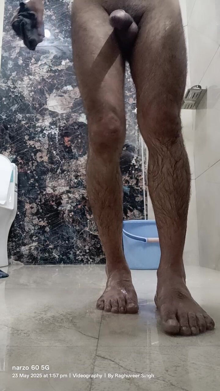 Rajasthani-old-lover: Indischer heißer mann, masturbationsshow