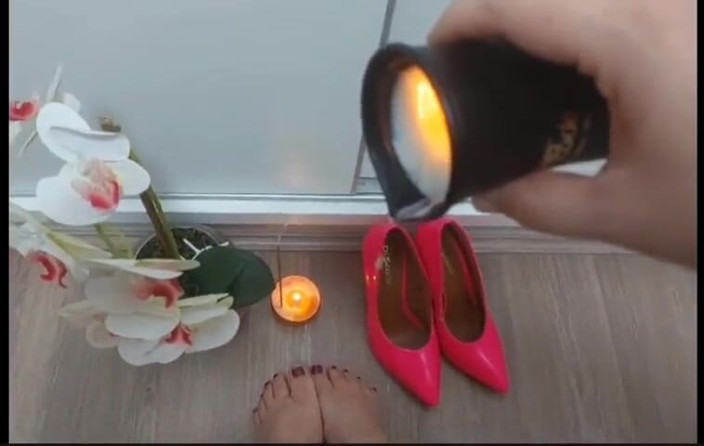 Kakabbw: Fetisch mit Kerzen