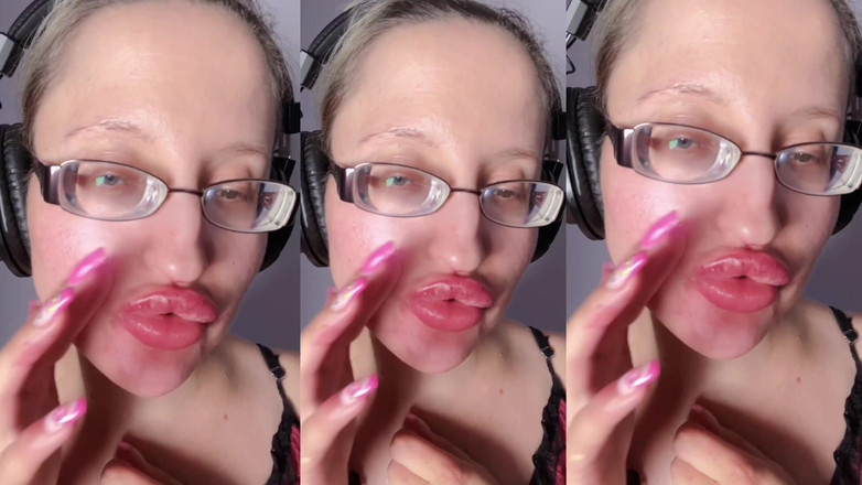 FinDom Goaldigger: Asmr paprika pepper ăn - asmr, kính mắt, gianess, son môi, môi...