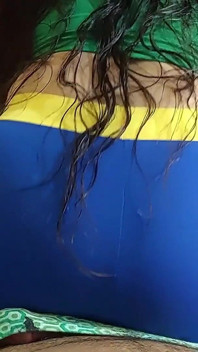 The Fan of the Brazilian Soccer Team Celebrated Her Team's Victory by Leaving My Balls Dry