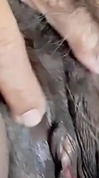 Masturbating My Hairy Pussy! It Feels so Good That I Had an Orgasm!