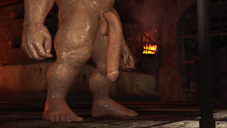 3dxpassion: सुंदर महिला योगिनी की कालकोठरी में बड़े ogre द्वारा चुदाई