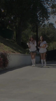 Brunette Students in Lesbo Fun