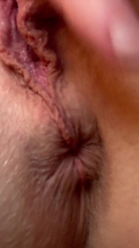 Pussy and Anal Play with Fingers and Dildo Masturbation Closeup
